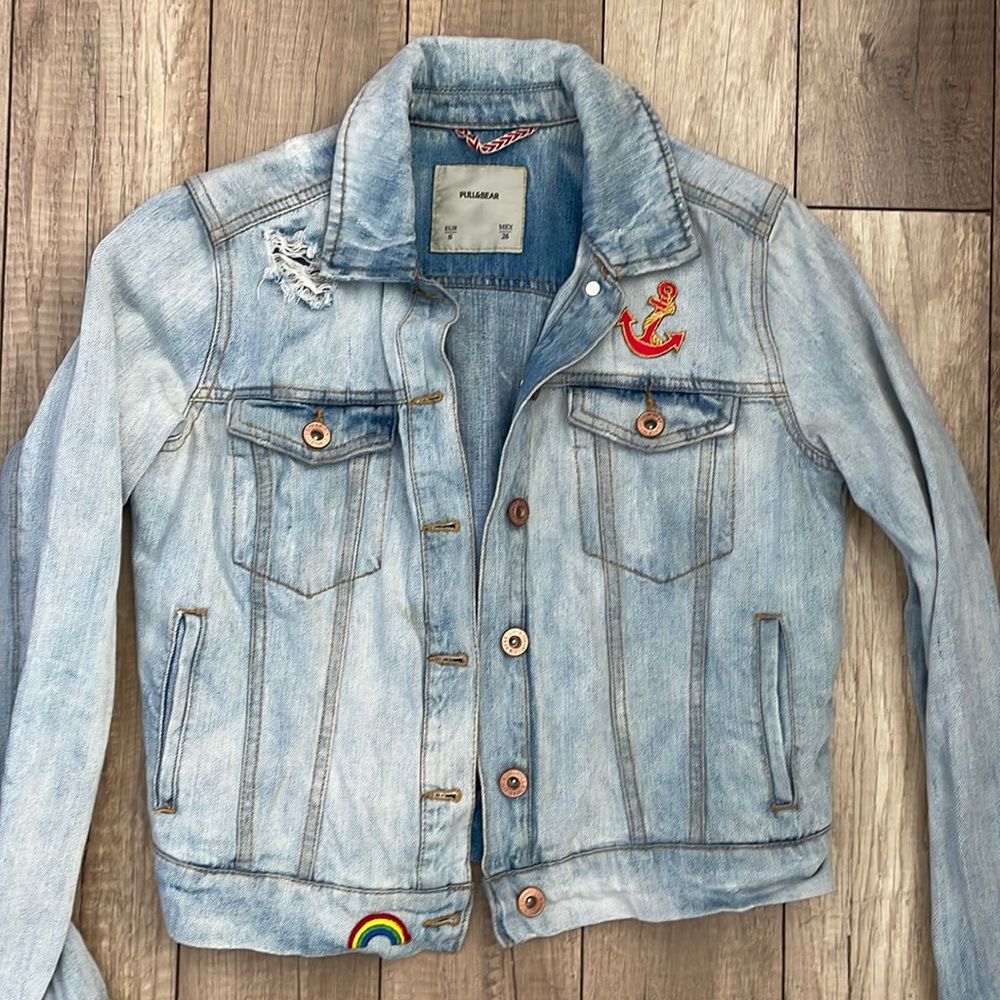 Jean Jacket Pull & Bear size S